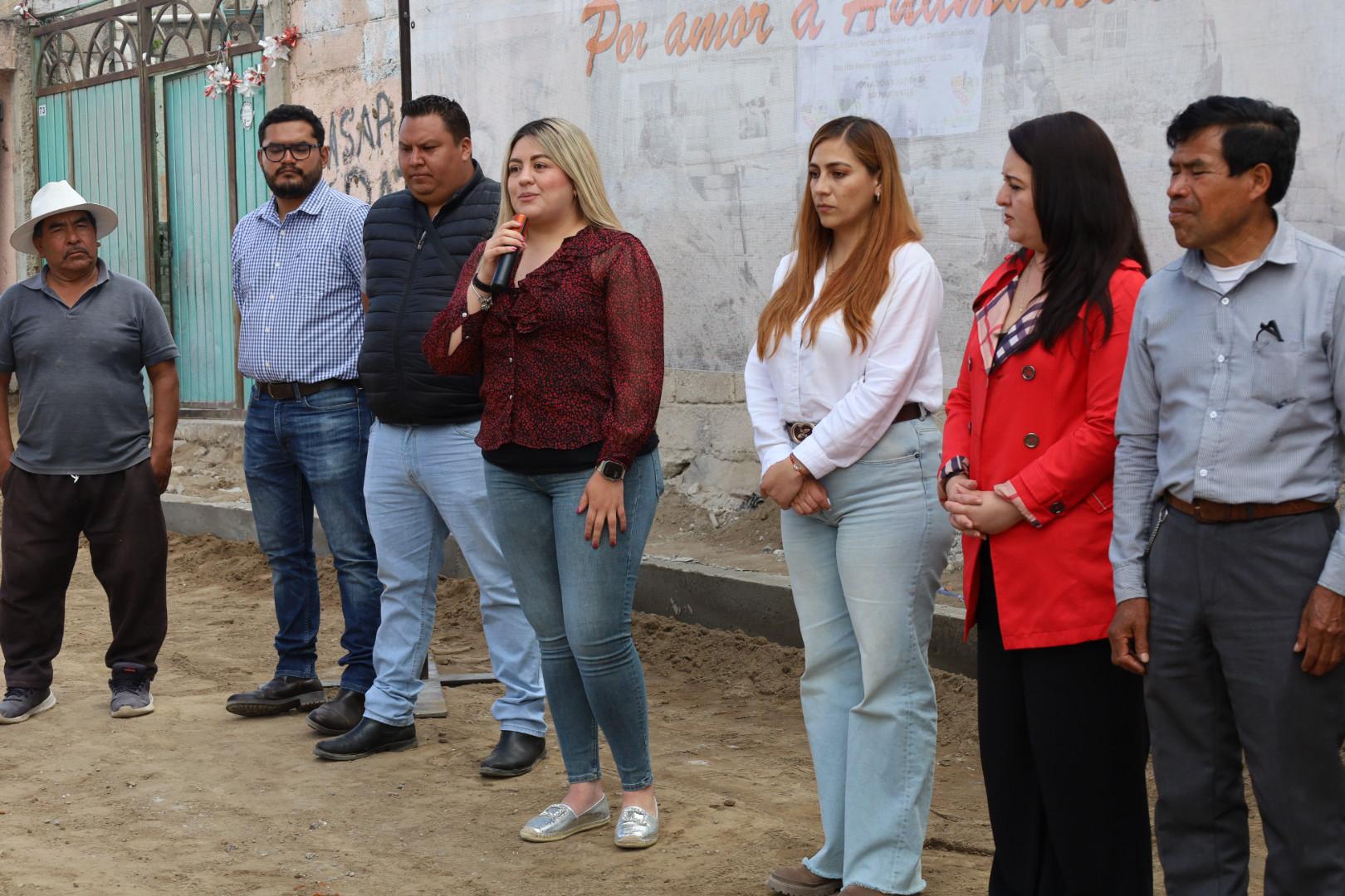 Continúan arranques de obras que fortalecen la infraestructura social en Huamantla